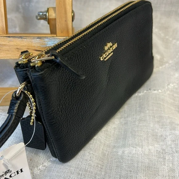NWT Coach leather double wallet wristlet - Picture 15 of 15